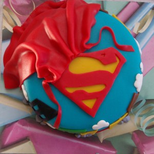 superman taart cake